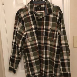 Hunter green button down long sleeve from redhead